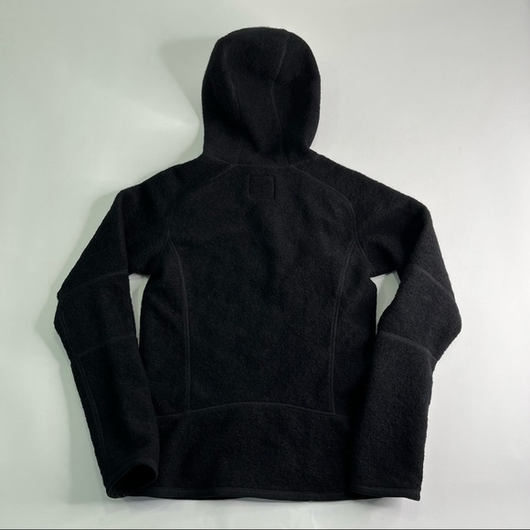 66 North Black Kaldi Arctic Wool-Blend Hooded Icelandic Zip-up Hoodie Sweater - Picture 3 of 16